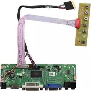VS디스플레이 VGA DVI LVDs 컨트롤러 보드 40핀 15.6인치 1366x768 LP156WH2 TL B156XW02 N156B6L0b LCD