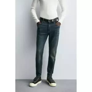 ZARA JEANS SKINNY CROPPED FIT - 블루