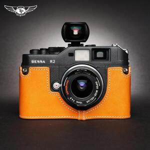 VOIGTLANDER BESSA R4M R2S R2C T 수제  가죽 카메라 하프 케이스 커버