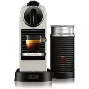 네스프레소 CitiZ 커피 및 에스프레소 머신 De'Longhi 우유 거품기 화이트