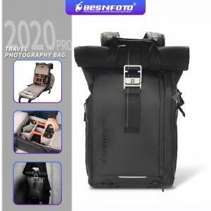 베스노토 포토그래퍼 방수 확장형 롤탑 카메라 가방 DSLR 미러리스 여행 백팩 15.6인치 노트북 수납 가능