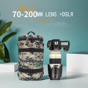 리뉴얼 카메라 가방 케이스 렌즈 여행용 (캐논 니콘 소니 후지필름용) 70-200mm 100-400 포함
