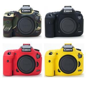 Canon EOS 7D Mark II 고무 보호 카메라 가방 용 7DII 소프트 실리콘 갑옷 바디 커버 케이스