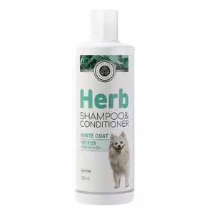 300ml 흰개용 펫퍼스허브 샴푸린스 강아지 목욕용품 샴푸린스