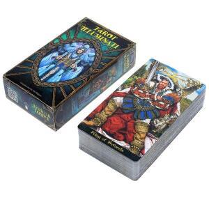 1PCS 데크 타로 Illuminati 카드 78 오라클 영문 비전 Divination Edition Borad 게임