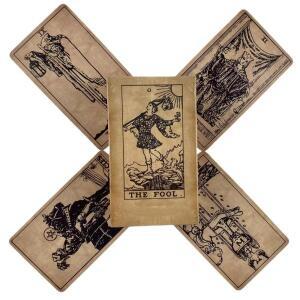 1PCS 데크 타로 바보 라이더 카드 78 오라클 영문 비전 Divination Edition Borad 파티를타입 게임
