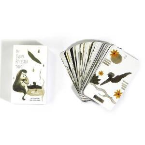 1PCS 데크 78 카드 미래 조상 타로  콜라주 천연 잉크 희망을타입 사랑 편지 오라클 운세 게임