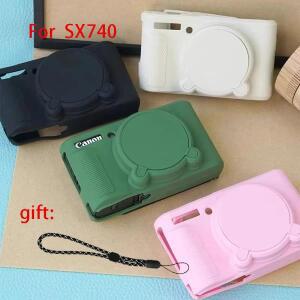 Canon PowerS SX730 보호 케이스에 적합 실리콘 카메라 가방 소프트 쉘 임팩 방지 스크래치