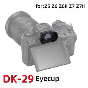 DK-29 카메라 아이컵  고무 아이피스 뷰파인더 보호대 교체 커버 (니콘 호환 Z5 Z6 II Z6II Z7 액세서리용)