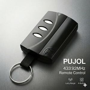 PUJOL VARIO 차고 문 원격 제어 리모컨 433MHz 롤링 코드 키 FOB 자동 게이트 개폐기용