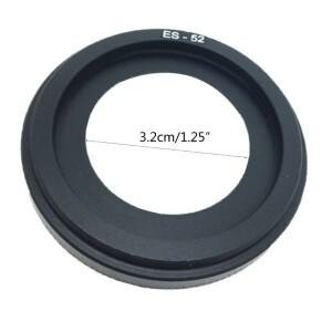 전문가용 ES-52 렌즈 후드 눈부심 방지 차양  EF40mm f/2.8 100D 카메라 캡 알루미늄 합금