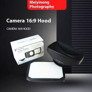 MENNON 16:9 광각 비디오 DV 렌즈 후드  캠코더용 범용  30mm  52mm  77mm