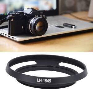 후지호환 15-45mm 렌즈에 적합한 52mm  후드 얇은 금속 쉐이드 카메라