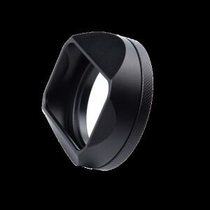 NIKON호환 ZF Z40F2/40SE 28F2.8/2.8SE 후드 쉐이드 LH-N52 교체용 52mm 어댑터 링이 있는 알루미늄 금속