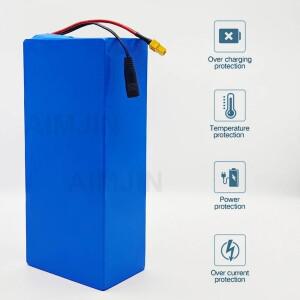 48V 13s5p 20ah 리튬 배터리 팩 250W-1500W 전동 스쿠터 내장 BMS