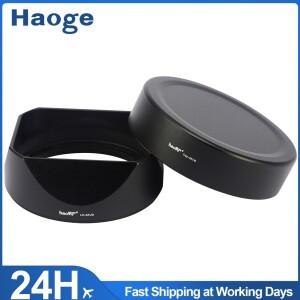 후지호환필름 XF35mm F2 R WR  XF23mmF2 XC 렌즈용 하오게 메탈 사각 후드(메탈 프론트 캡 LH-35VB 포함)