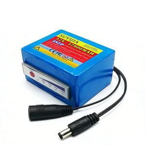 11.1V/12.6V 18650 리튬 배터리 3s2p 12v 12800mAh 어군탐지기 수중 낚시 카메라 휴대용 표시기 소스