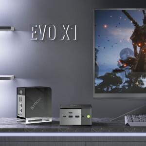 GMKtec EVO-X1 미니 PC Ryzen Al 9 HX 370 미니 PC LPDDR5 32GB 1TB PCIE 4.0 WIFI6 BT5.2 라데온 890M 2.5