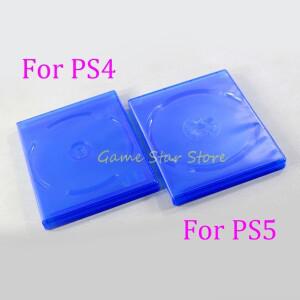 PS4 CD 게임 케이스 블루 커버 보호 상자 디스크 홀더 DVD 10개 교체용