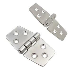 상품 1개 스테인레스 스틸 해양 도어 해치 힌지  헤비 듀티 보트 분배함/제어 캐비닛 76x38x2mm
