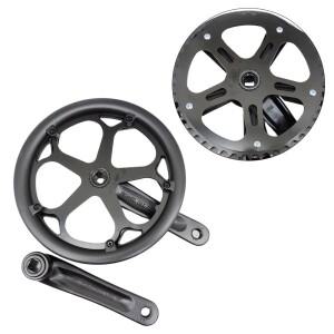 접이식 자전거용 152mm 체인링 크랭크 세트 32T 48T 52T 알루미늄 합금 합금+강스틸+플라스틱