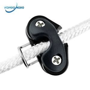 리딩 링 필라테 장비가있는 검정색 복합 볼 베어링 캠 클리트 고속 항목 로프 와이어 Fairlead 링 보트 액