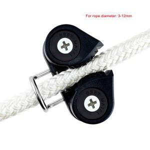 리딩 링 필라테스 장비 보트 고속 항목 로프 와이어 Fairlead 항해와 복합 2 행 Matic 볼 베어링 캠 클리트