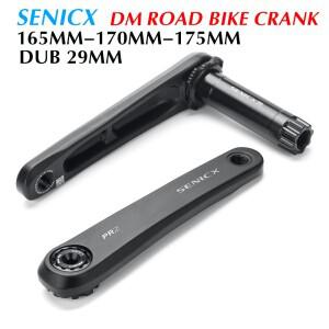 SENICX 로드 바이크 크랭크셋 - 10/11/12단용 165/170/175mm 암 | 24mm HollowTech II 및 DUB 바텀 브래킷