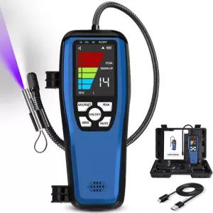 냉매 누출 감지기 Aprvtio ALD-200 3-in-1 프레온 테스터 A1 A2L A3 호환 충전식 멀티플 알람 HVAC R32