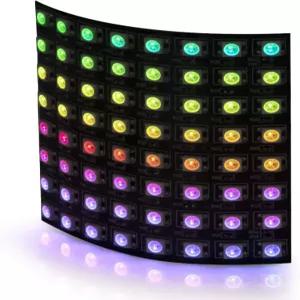 세조 LED 매트릭스 WS2812B 패널 RGB 5050SMD 8x8 64픽셀 디지털 유연 개별 주소 지정 아두이노 프로그래밍