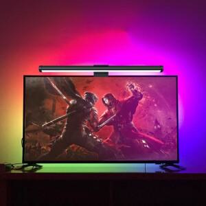 모니터 라이트 바 LED 컴퓨터 화면 걸이조명 작업 연구 RGB 분위기 테이블 램프 게임 무단계 디밍 가능