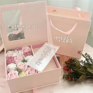 비누 꽃 용돈 박스 플라워 부모님 생신 어버이 날 용돈 박스 선물 스승의날 카네이션 메시지 포장 장미