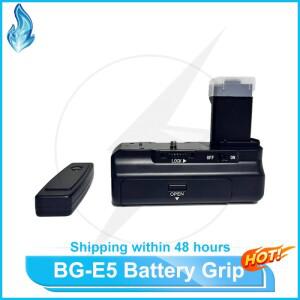캐논 BG-E5 배터리 그립 수직형 EOS Rebel XSi T1i 450D 디지털 카메라용 (리모컨 포함)