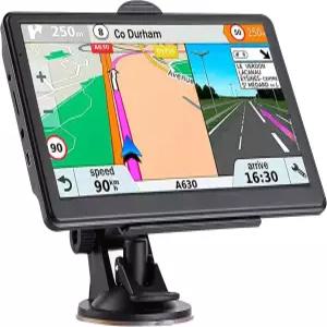 자동차 트럭 RV용 GPS 내비게이터 7인치 내비게이션 시스템 음성 안내 기능이 있는 2025 지도 속도 경고