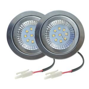 2피스 DC 12V 220V 1.5W LED 주방 쿠커  후드 라이트 55-60mm 연기 배기 환기 장치 램프 20W 할로겐 상당