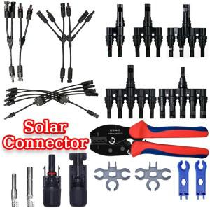 PV 커넥터 YT  30A 1000V 3 4 5 6 PVMC 케이블용 7 웨이 분기 키트 2.546mm² 배터리 모듈