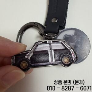 가죽 금속 자동차 키 체인 미니 쿠퍼 F56 R50 클럽맨 컨트리맨 U25 J01