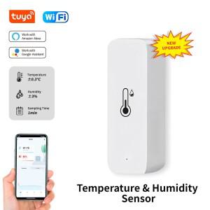 IHSENO Tuya WiFi 온도 습도 센서 스마트 라이프 APP 모니터 홈 Alexa Google 홈으로 작동 허브 필요 없음
