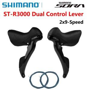 시마노 SORA ST-R3000 듀얼 컨트롤 레버, 슈퍼 SLR 브레이크, ST R3000 시프터 레버 한 쌍, 왼쪽 오른쪽 쌍
