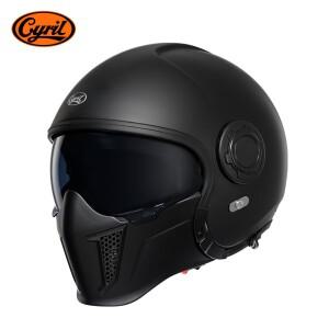 Cyril Casco Moto Accesorios 바이크 오토바이 헬멧 DOT 인증서 남성 여성 안전 레트로 결합  Capacetes