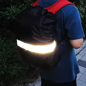 친절한탄씨 TBZ 배낭 반사밴드 방수커버 블랙 35L 1개 배낭커버 방수커버 배낭덮개