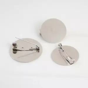 브로치 핀 옷핀 원판 부자재  공예 코사지 받침 diy