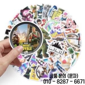 50pcs Fortnite 방수 스티커 낙서 맞춤형 게임 캐릭터 스쿠터 핸드북 컴퓨터 장식