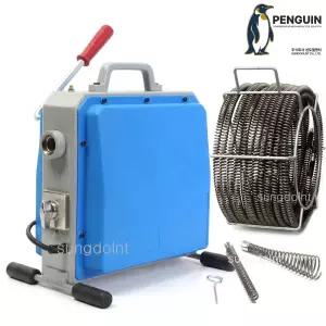 국산 드레인클리너 전동스프링청소기 250W 22mm 20M 하수구청소 배관 하수구뚫는기계