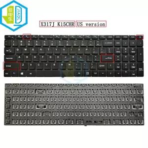 MB용 새 영어 LA 라틴어 노트북 키보드 3661007  YXT-NB93-138 프라이드-K3954 X317J K15CHR