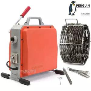 국산 드레인클리너 전동스프링청소기 400W 22mm 20M 하수구청소 배관 하수구뚫는기계