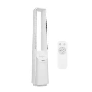 Midea 넓은공간 시원하게 저소음 BLDC모터 날개없는선풍기/타워형선풍기 업소용 가정용 거실선풍기