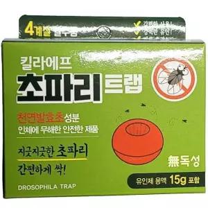지긋지긋한 초파리 간편하게 싹 초파리 유인트랩 15g