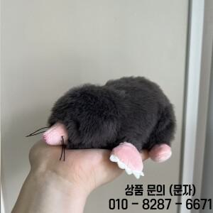 오리지널 귀여운 두더지 자석 플러시 가방 펜던트 장난감 수제 부드러운 빈백 인형 패션 생일 깜짝 선물