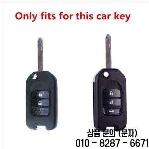실버 그레이 TPU 자동차 원격 키 케이스 홀더 쉘 Fob for HONDA 호환 Civic 4d 9th Gen 10 Accord XRV Life